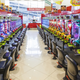 Pictured is the interior of a pachinko parlor.
